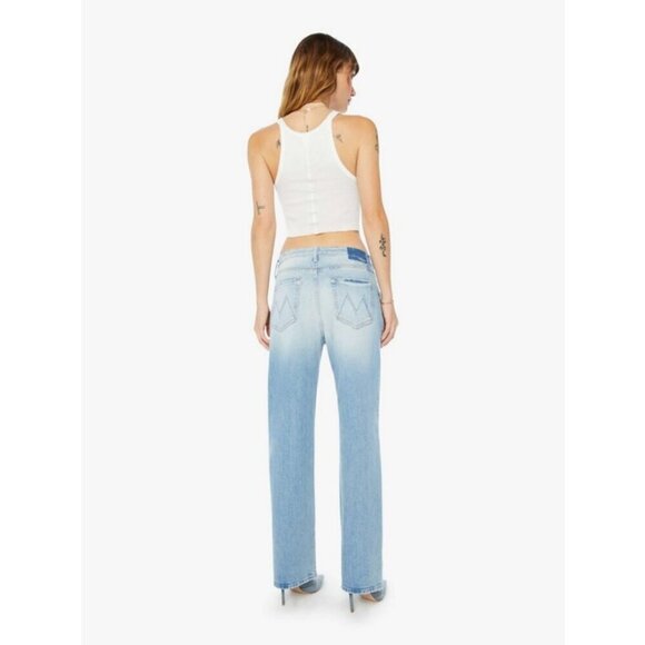 💕MOTHER SUPERIOR💕 The Spitfire Sneak Jeans ~ I Confess 27 NWT - Picture 4 of 16